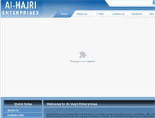 Tablet Screenshot of al-hajrient.com